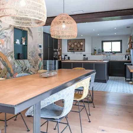 Ma Maison Du Bonheur - Grande Piscine & Terrasse Ferienhaus *